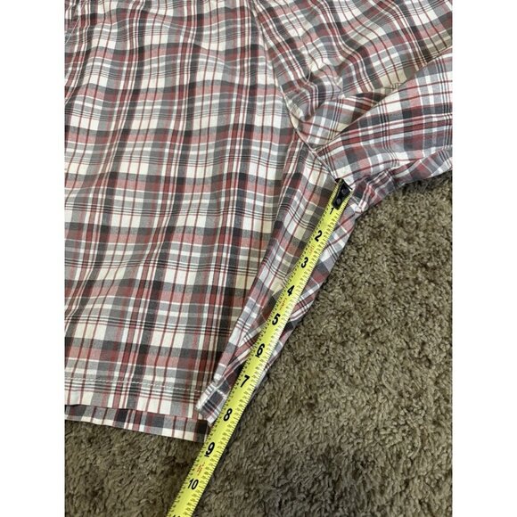 VINTAGE OLD NAVY JCREW Plaid Chino Pants Y2k 90s Beach Preppy 2 Pairs Sz 36 - Picture 8 of 9